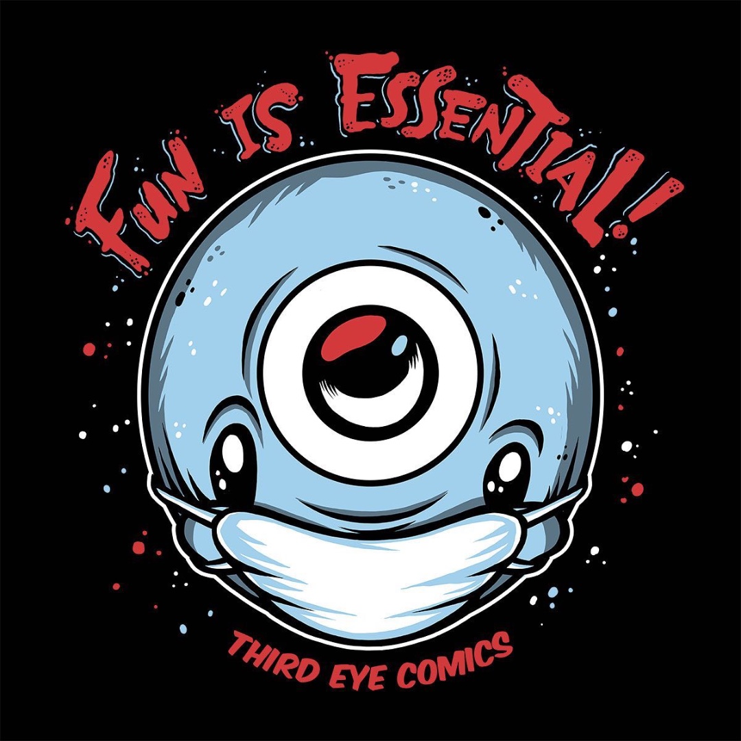 thirdeyecomics's tweet photo. SUNDAY! :) We're OPEN for in-store shopping 11AM-6PM! Come by & see your Third Eye fam for some fun stuff!
Read here about all the things we're doing to help you shop safe: https://t.co/0gMOPX8CqW #comics #comiccollector #buythirdeyeordie #comiccollectors #funisessential https://t.co/APu1VVp9ud