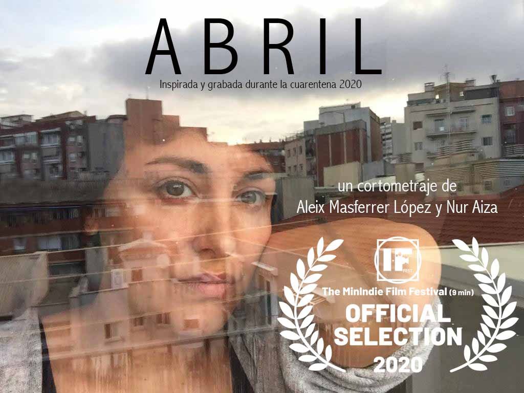 AleixMasferrer's tweet photo. Primera #oficialselection para #ABRIL en el #theminiindiefilmfestival2020 @moviescreenpro después de solo 2 semanas de su estreno on-line. Muchas gracias al #festival por reconocer nuestro trabajo #confinados en #cuarentena ¡Estamos muy felices! Y enhorabuena a todo el equipo https://t.co/RuWujKz2jP