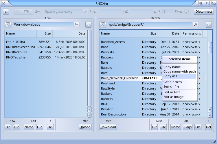 aMiGaTrOnIcS's tweet photo. Amitopia: RNOXfer provides an Awesome FTP client: RNOXfer is a graphical… https://t.co/sp3H61tike #AmigaDownloads #AmigaNews #AmigaSoftware https://t.co/OWLGHPJAMZ