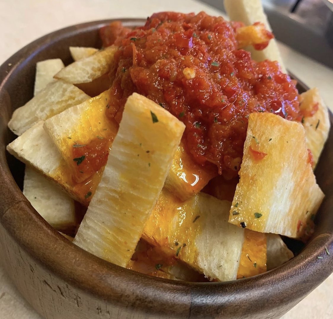 Fried yam and sauce or Fried yam and egg?