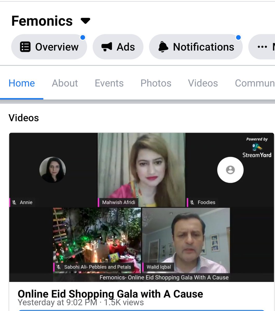 Femonics1's tweet photo. Online communities like Femonics are helping women led micro enterprises to fight against this #pandemic with innovative solutions #OnlineEidShoppingGala provided a platform to 15 women entrepreneurs to show and sell their products live to an audience of 1.5 k https://t.co/JncAL5NBOh