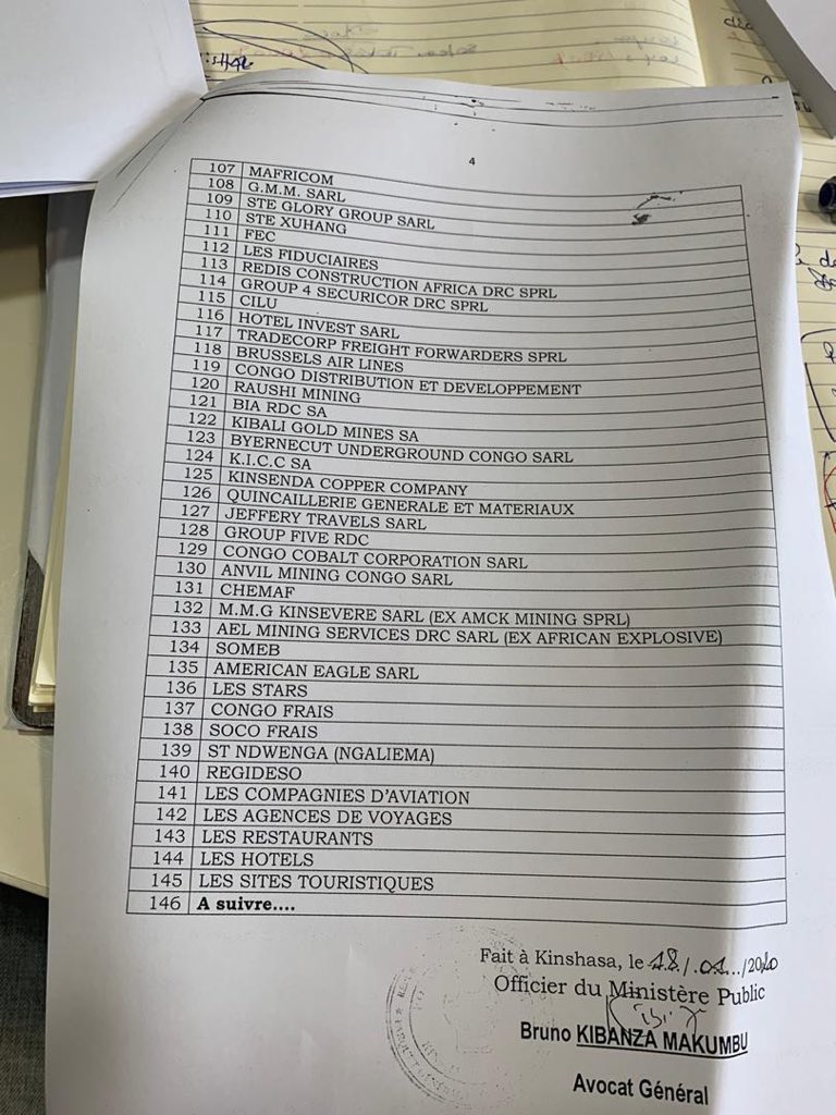 PatientFidel's tweet image. Que sait-on de l’issue des ces enquêtes du Parquet Général Près de la Cour d’Appel de Kinshasa/Gombe pour faits de corruption, fraude, coulage des recettes, détournement des deniers publics et trafic d’influence ? #JusticeRDC