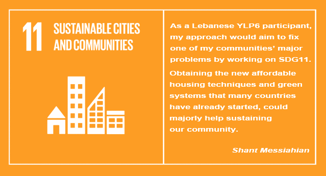 ShantMessiahian's tweet photo. #SDG11 #YLP6 #YLPlebanon #IamYLP #SDG https://t.co/xv550eoPMv