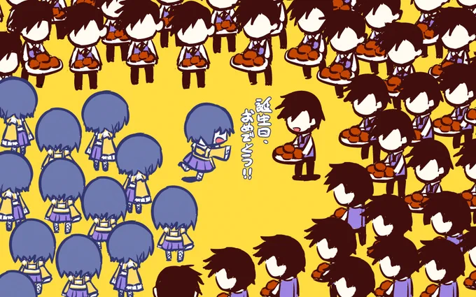 遅刻の分を忍術で盛り上がる#新サクラ大戦 #望月あざみ誕生日  #望月あざみ誕生祭2020 