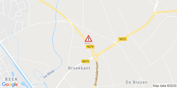 Melding ongeval Donk