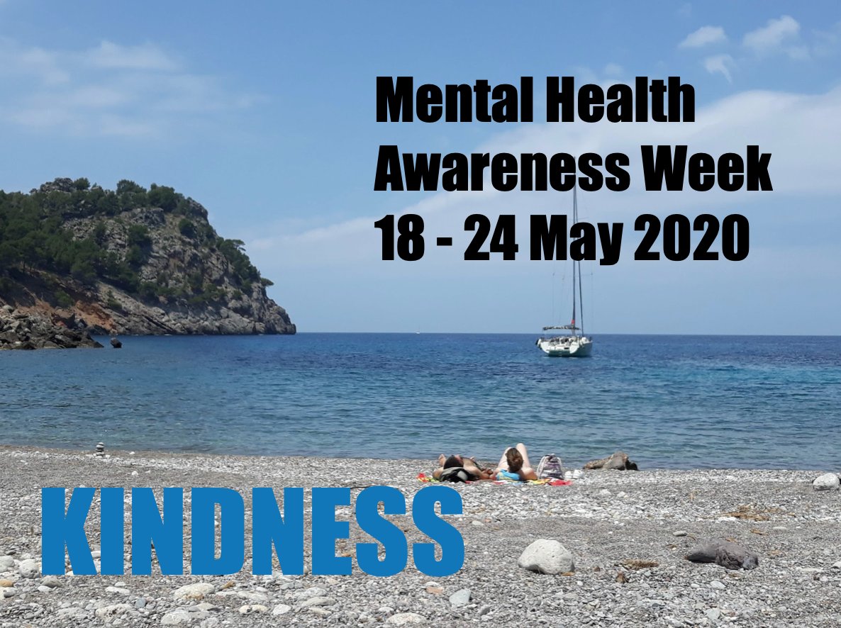 ShaunTymon's tweet photo. It's #MentalHealthAwarenessWeek next week! The theme is Kindness.  Are you doing anything special? 

@401foundation 
https://t.co/85qlNLVwvX
https://t.co/HqCILegFRC
#findyourhappy

@mentalhealth 
@AnxietyUK
@heads_together
@theCALMzone https://t.co/O6bSrtcwPs