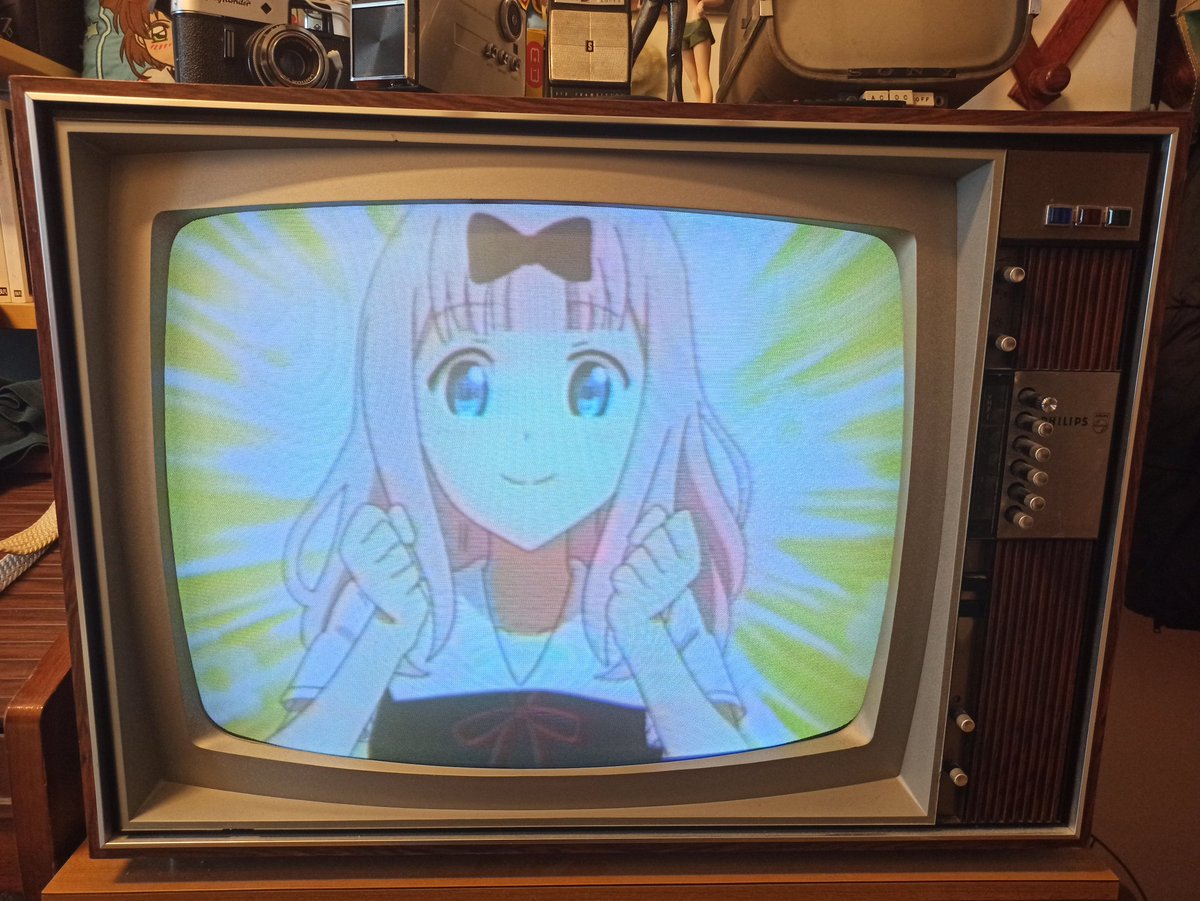 telewaifus's tweet photo. Chika Fukiwara - Kaguya-sama: Love is War
Philips X25K121 - 1968 https://t.co/NTvlIJIgRS
