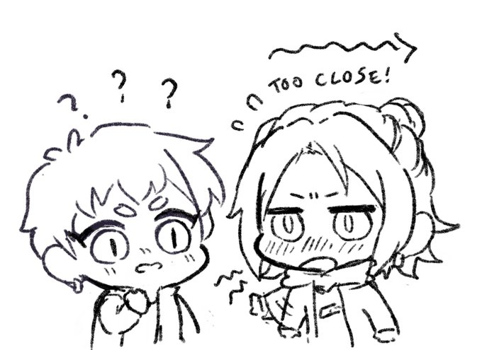 "Kumon u are too close to me again" 