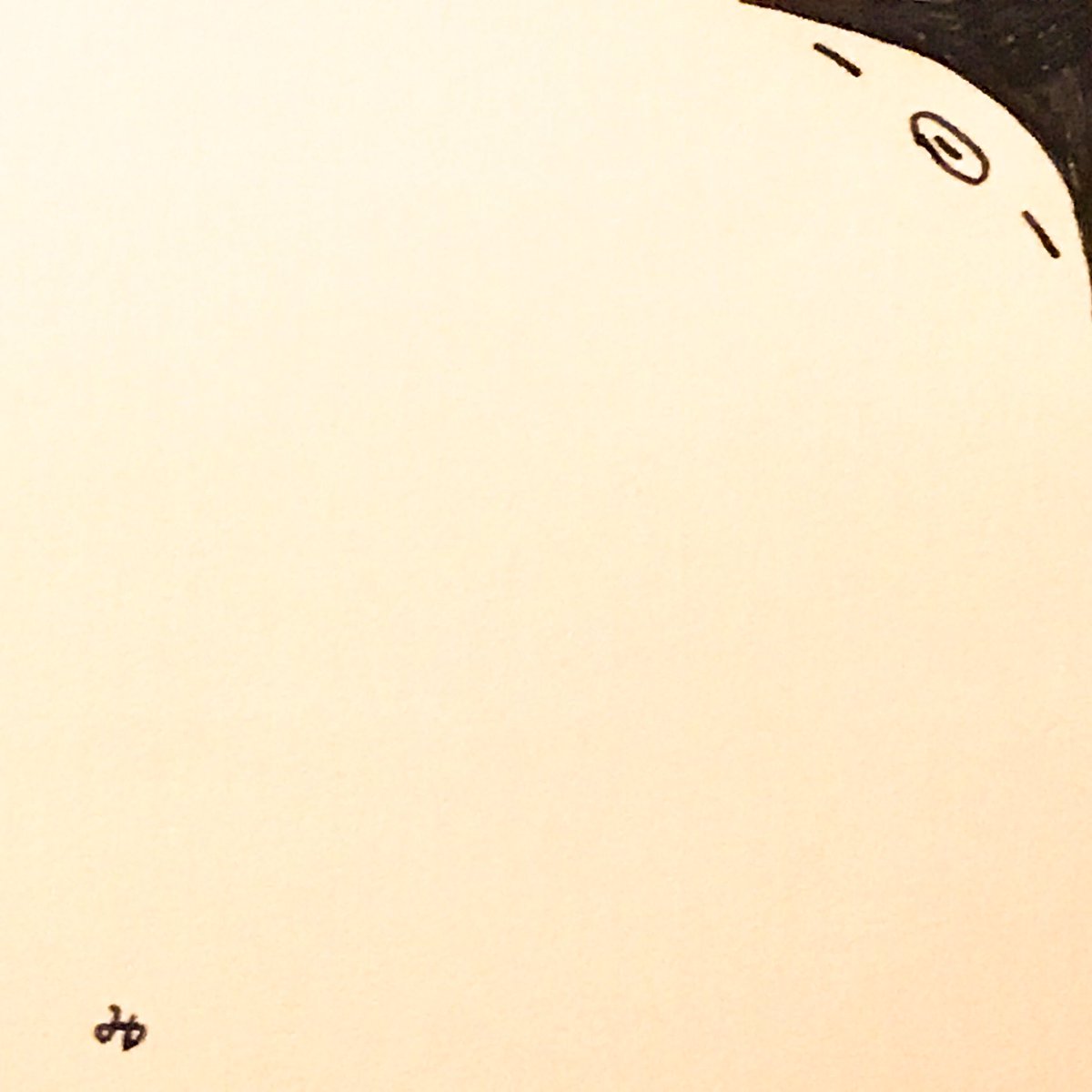 Suzumeno Co ふちぼたもち タンタンのハンカチオマージュ ぼたもち イラスト ゆるイラスト ゆるいイラスト まったり のほほん オリジナルキャラクター ペン画 インク画 タンタンのハンカチ Illustration Artwork Drawing T Co
