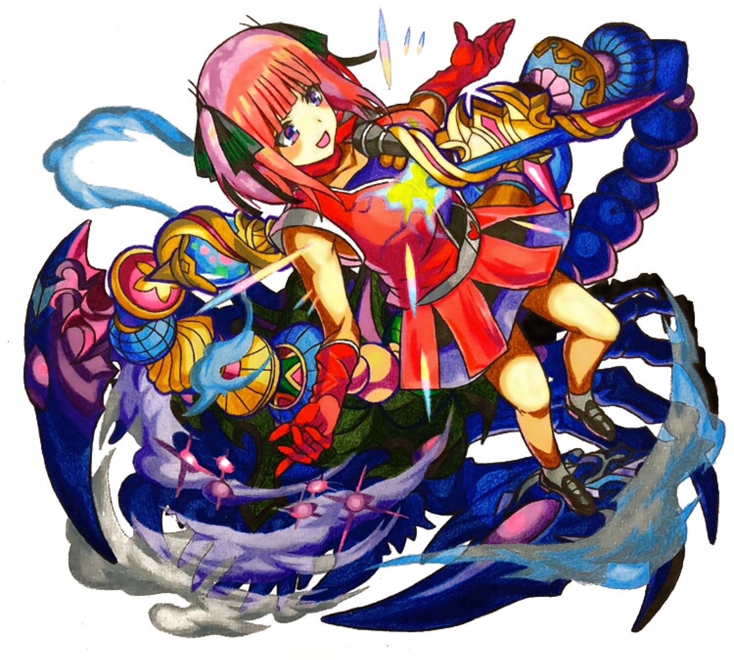 تويتر Jm Rsa على تويتر アニメ モンスト イラスト 色鉛筆 五等分の花嫁 中野ニ乃 モンスト アガルタ 爆絶 冥き地底より溢れし憎悪 五等分の花嫁 モンスト T Co Udcui87yga