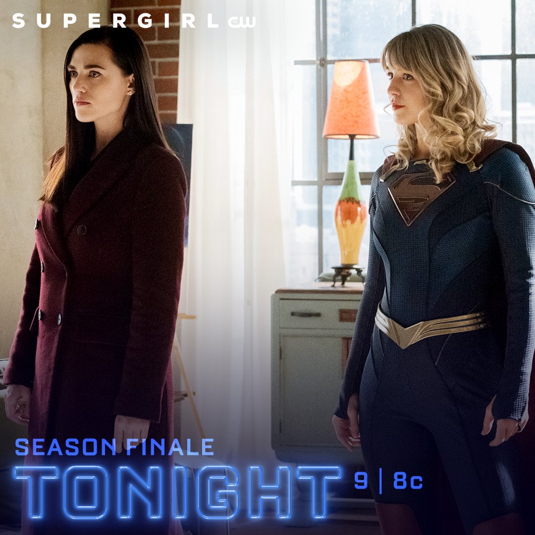TheCWSupergirl's tweet photo. Stronger together. The season finale directed by @DavidHarewood airs tonight at 9/8c! Stream tomorrow free only on The CW. #Supergirl https://t.co/swk39DbZpM