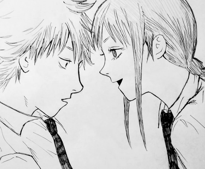 マキマさんとデンジくん
#チェンソーマン 