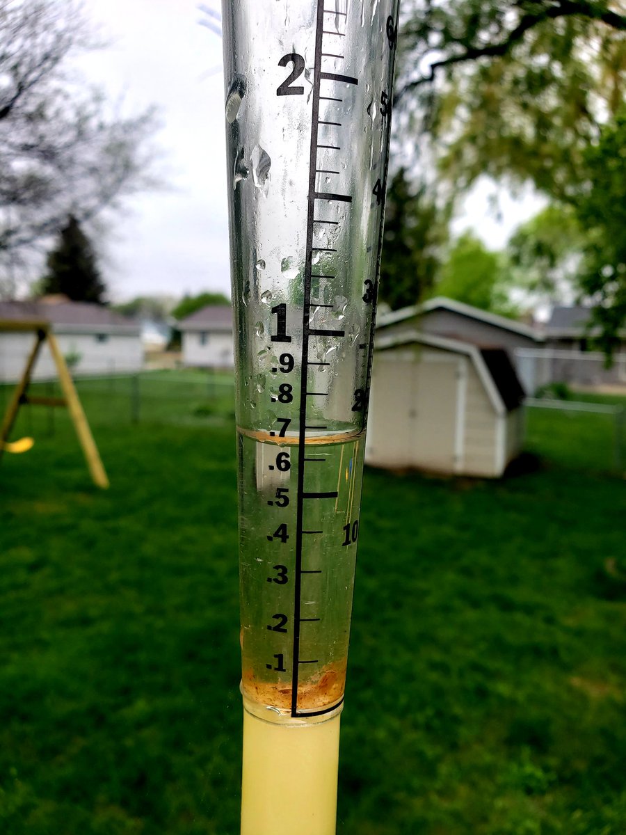 After all the spraying and spreading that's got done this month this rain will do some good.