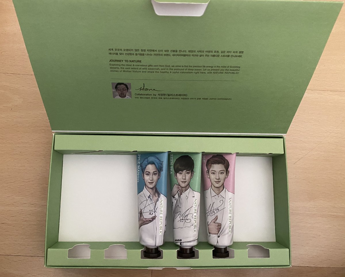 MICK94X_'s tweet photo. ขายแฮนครีมnature republic 3 หลอด200 แถมกล่อง
#ขายของสะสมexo #ตลาดนัดEXO #ตลาดนัดEXOL https://t.co/lUKAlrGHiE