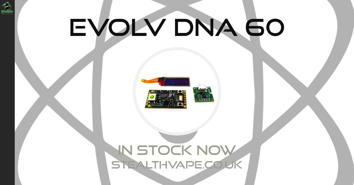 Stealthvape1's tweet photo. Evolv DNA 60 Boards back in stock !
The elusive modder's board is back once again.
They're flying out, so stock up now folks 👍
#vape #boxmod #modmaker #modparts #vapefam #subohm #stealthvapeuk #squonk #squonkmod #vapedaily #diyvape https://t.co/4tjlHhqP6g