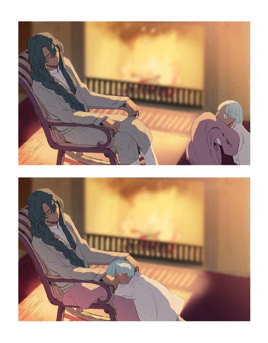 北の城にいたころのオズとアーサー

#まほやく_FA
(お題ありがとうございました!) 