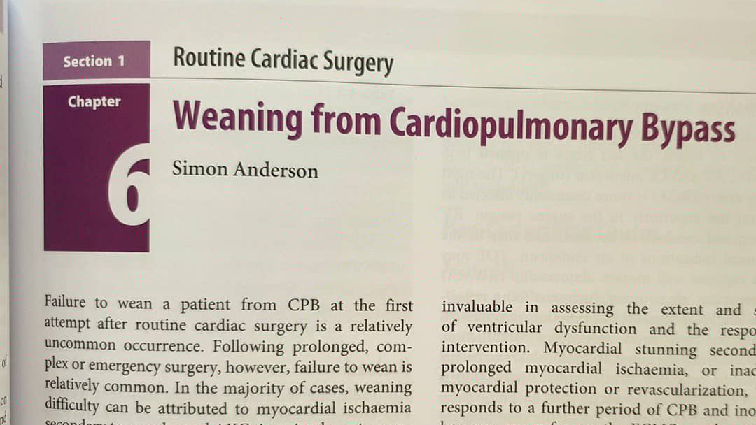 123anderson321's tweet photo. Really proud to have my first chapter published. 
#cardiac #anaesthesia #perfusion #cardiopulmonarybypass #royalpapworthhospital https://t.co/kC9roKwsyQ