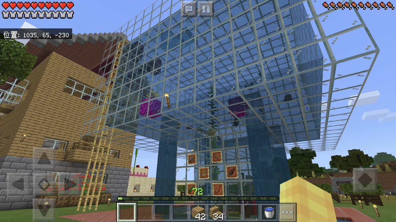 姫ﾅ Minecraft 今日はここまで ー お魚１箇所に集まりすぎて水槽感ない ゆうさん沢山お魚とお手伝いありがとうございます マイクラ Minecraft Minecraft 柳鯖 水槽 建築中 熱帯魚 T Co Iagsje7ofc Twitter