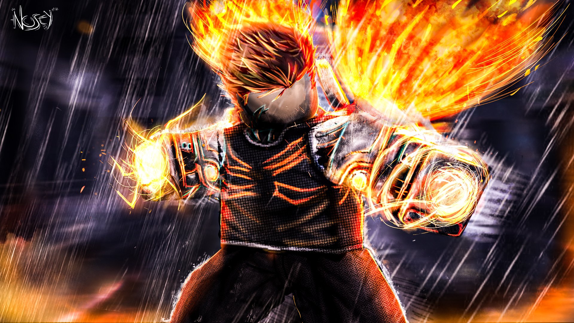 Noser Back To Grind On Twitter Genos Of One Punch Man Opm Gfx I Fell Bad For Hair Guys I Don T Have Rig But I Hope You Like It - one punch man roblox