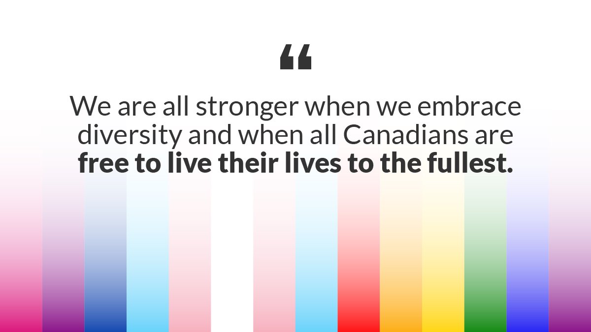 JustinTrudeau's tweet image. No matter who you love or how you identify, you should be able to be yourself without fear. So today on #IDAHOTB, and every day, let us keep working together to make that possible. Because even during these uncertain times, we are all in this together. bit.ly/3fWtFX8