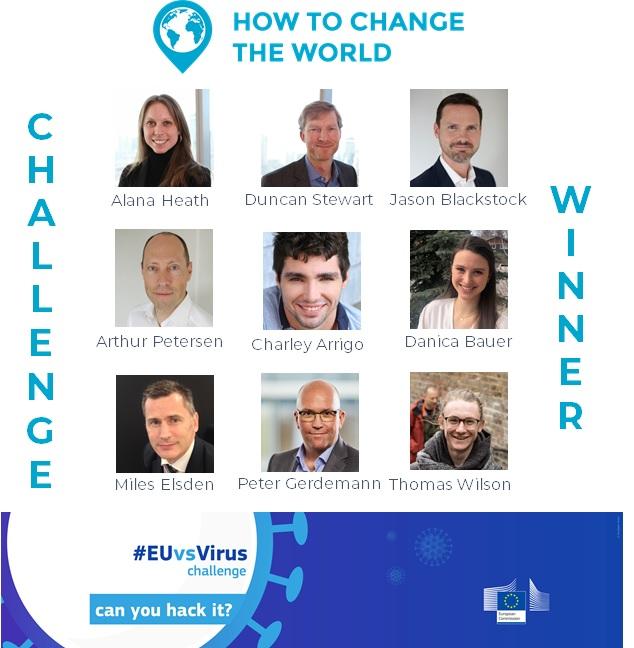 jjblackstock's tweet photo. It's an honour for 
@HtCtWGlobal
 to be part of this #matchathon as one of the Challenge Winners of the #EUvsVirus Hackathon!

Many thanks to the fantastic team of colleagues who have made this possible. https://t.co/WGktQ9zuUE