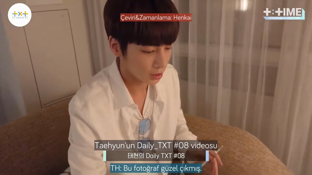 TXT_Turkey's tweet photo. [200517] Sizler için ‘Daily_TXT_08 #TAEHYUN’ T:Time’ını çevirdik, iyi seyirler!

💫 https://t.co/XrHbwNwi0B

@TXT_members #TOMORROW_X_TOGETHER #1DayToEternity https://t.co/b0cTuurkCQ
