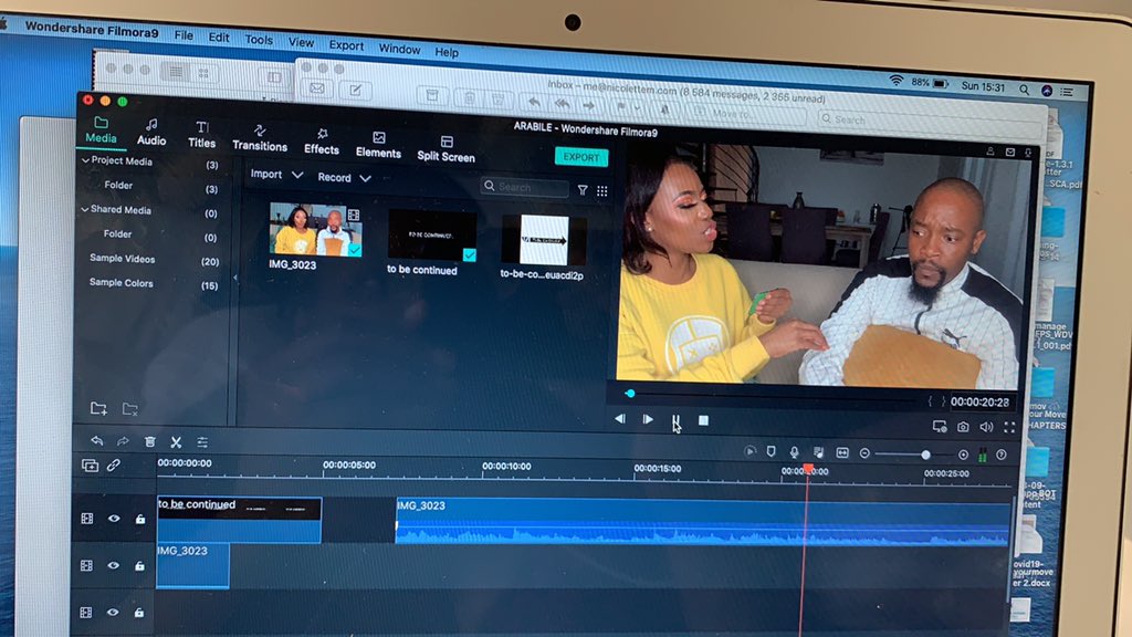 ImcocoMash's tweet photo. Editing another #saveorspend video with @MosheNdiki and I’M DEAD. This man is funny funny https://t.co/BvxQ0KeN3N