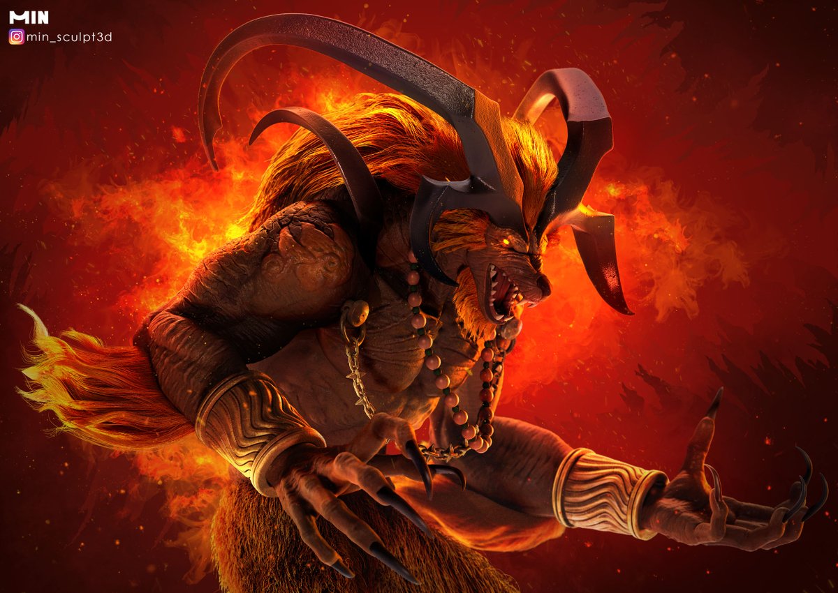 SimMinKian's tweet photo. Personal work update! FFX IFrit Fan Art 
https://t.co/Q7jqrgbaZc

#zbrushart #zbrush #zbrushsculpt #ffx #ffxfanart #ifrit #FinalFantasyX #finalfantasyfanart #creatureart #3dcharacter #3dcharactermodeling #sculpt #fantasycreature #fantasyartwork #monsterart #ArtStationHQ https://t.co/X3yYY5yYm2