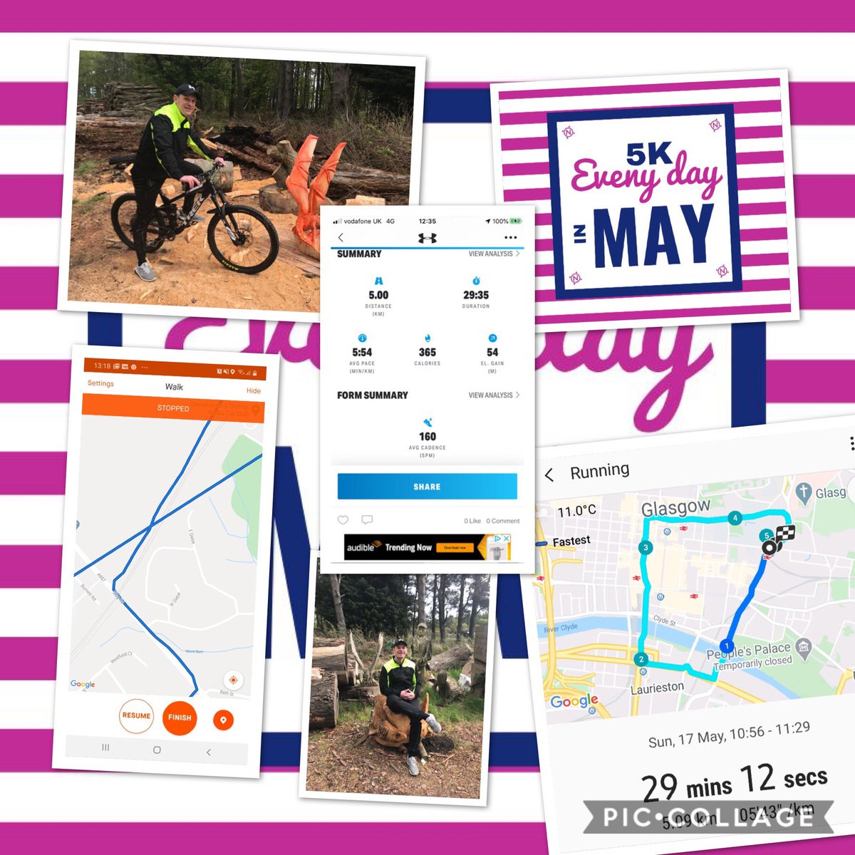 MAVscotland's tweet photo. The boys have been busy today despite the weather. Cycling and running for #5KeverydayinMay for @NavigatorsScot #runningonempty. Well done @rab_nav @speckyweasel and Thomas
https://t.co/dlJVP64vsn https://t.co/K2Lh4w1ETv