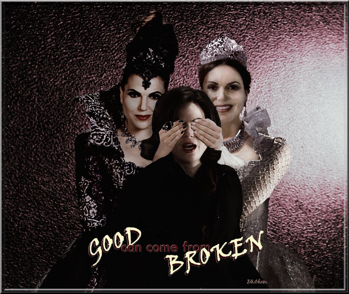 EQChemistry's tweet photo. I had this idea and I had to make it :)) #Regals #ReginaMills #EvilQueen #GoodQueen https://t.co/EHEUKc15ut