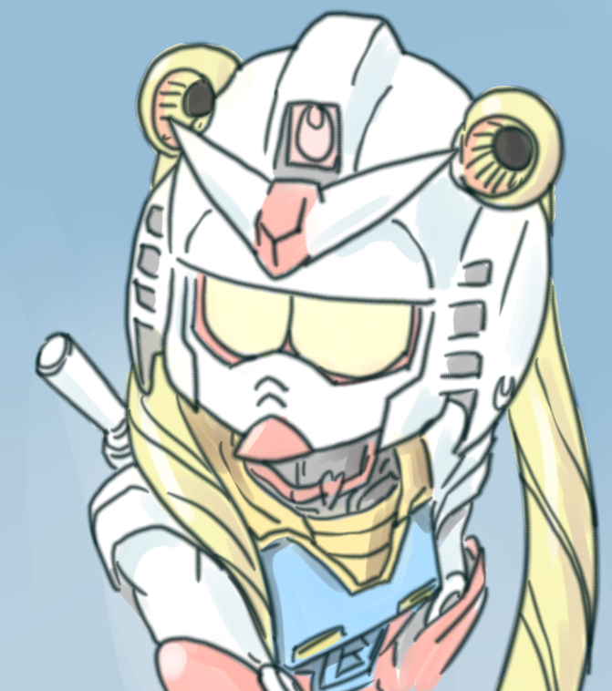 RX-78-2(ガンダム) ,セーラームーン 「#sailormoonredraw 」|にーやんのイラスト