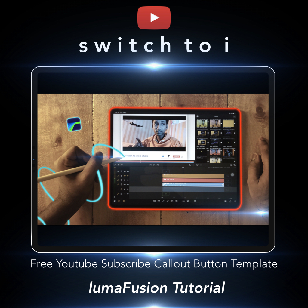 switchtoi's tweet photo. New tutorials is Up
https://t.co/1yxsqWKfAh
Youtube #Subscribe Callout Button template #tutorial @Lumatouch #lumafusion
#finishedonmobile #mobileVideoEditing
#editedwithlumafusion #freelumafusiontemplates #freelumafusionpreset
#EditedWithiPad #switchtoi #ipadpro #nofilmschool https://t.co/PMVyHlzcZT