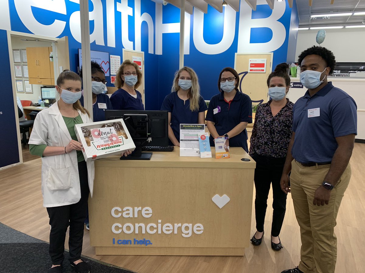 JessicaPharmD's tweet photo. Donut know how to thank my team enough for the hard work, dedication, and sacrifice that put in everyday to take care of their patients and customers during this pandemic! You truly are heroes! #legendsof37 @KearneyCVS @DSharrettCVS https://t.co/qAv1UgVgIq