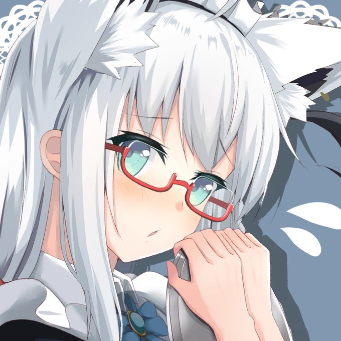 オオオ……オカ…オカカカオカエリナサイマセゴシュジンサマ #絵フブキ #白上フブキ 