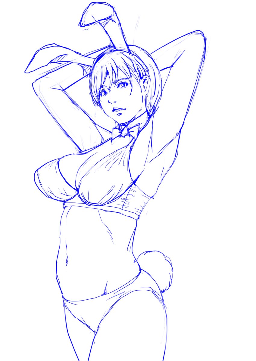 #伸びる伸びない関係なく気に入ってる絵だから見て 