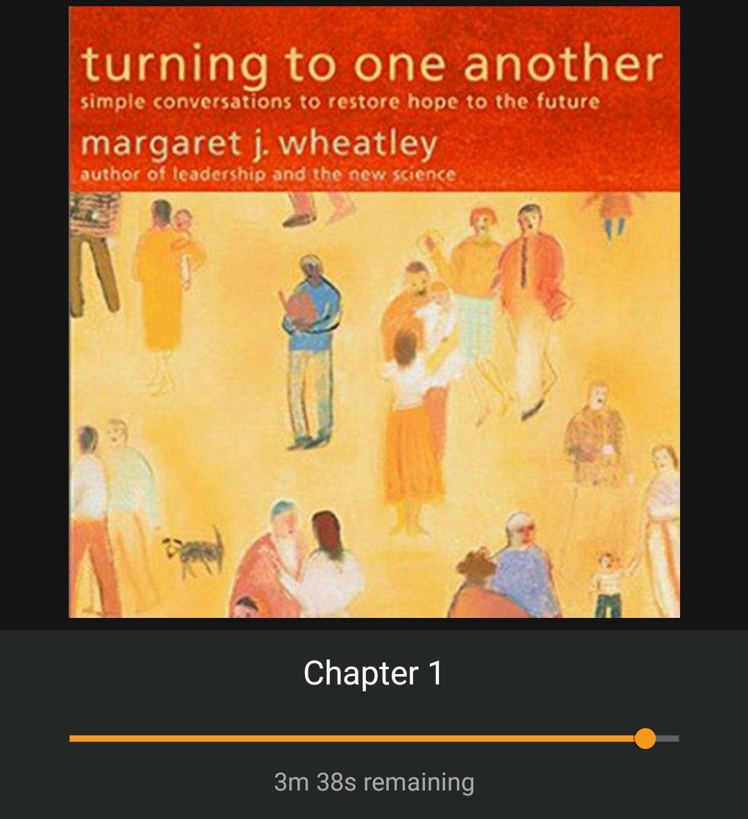 worldofabe's tweet photo. Love this from Meg Wheatley.

"Listening moves us closer. When we listen with less judgement, we develop better relationships with each other. It's not differences that divide us. It's our judgements about each other that do. Curiosity and good listening bring us back together." https://t.co/7qEXMfadT3