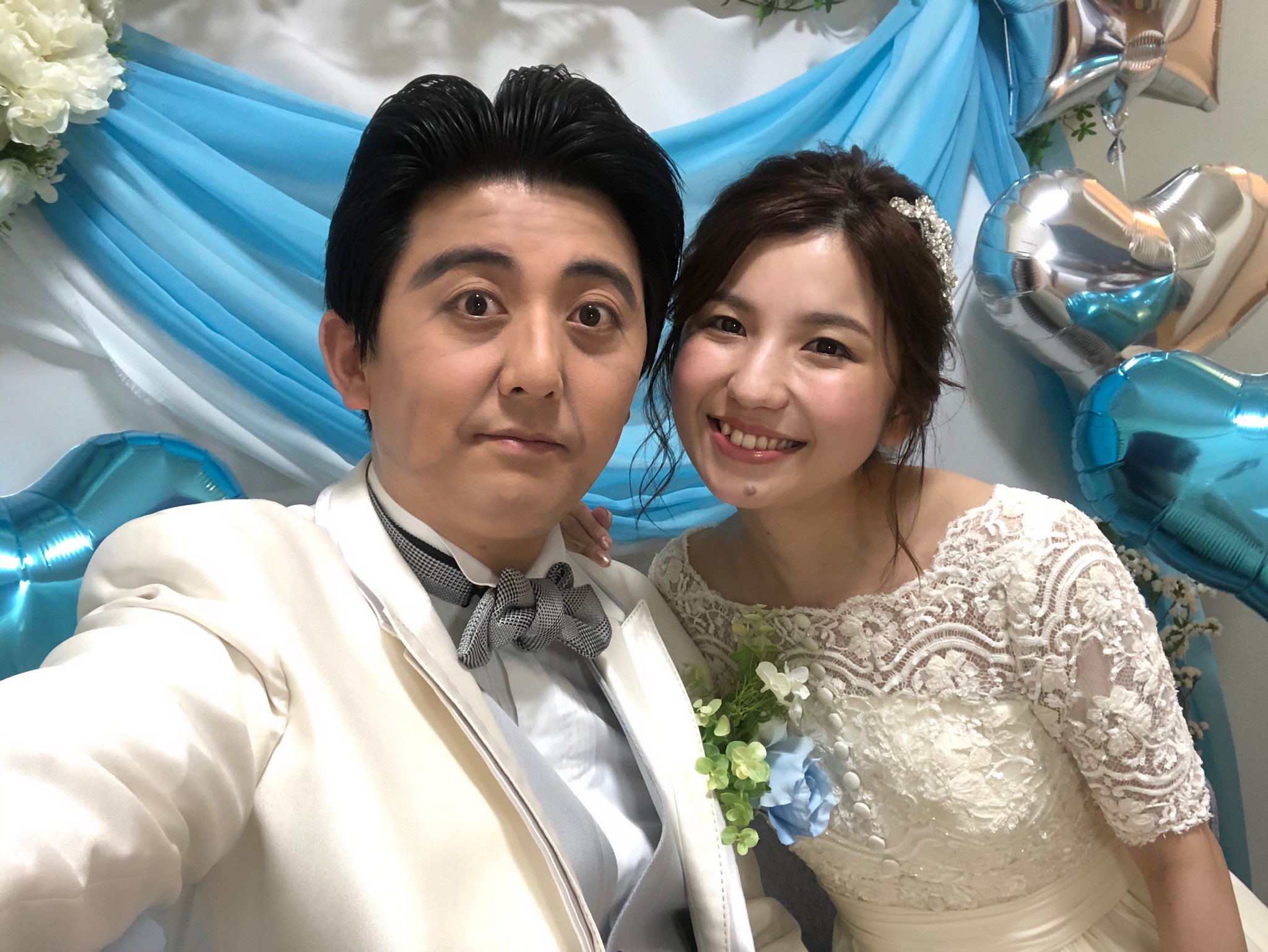 レインボー 池田直人 吉本坂46 佐竹さん ご結婚おめでとうございます リモート結婚式に参加させていただき ハッピーいただきました Twitter