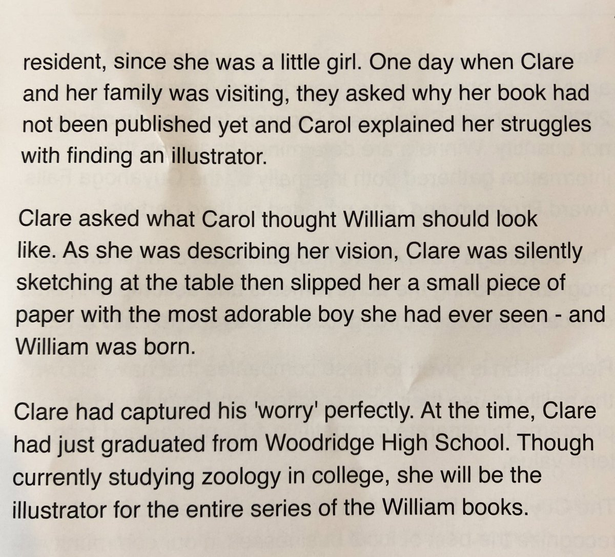 The talents of <a href="/woodridge/">Woodridge Schools</a> continue to shine! Very impressive, Clare Willett (WHS ‘17) Article found in “Neighbors of Silver Lake &amp; Northampton”, May 2020 #BulldogProud