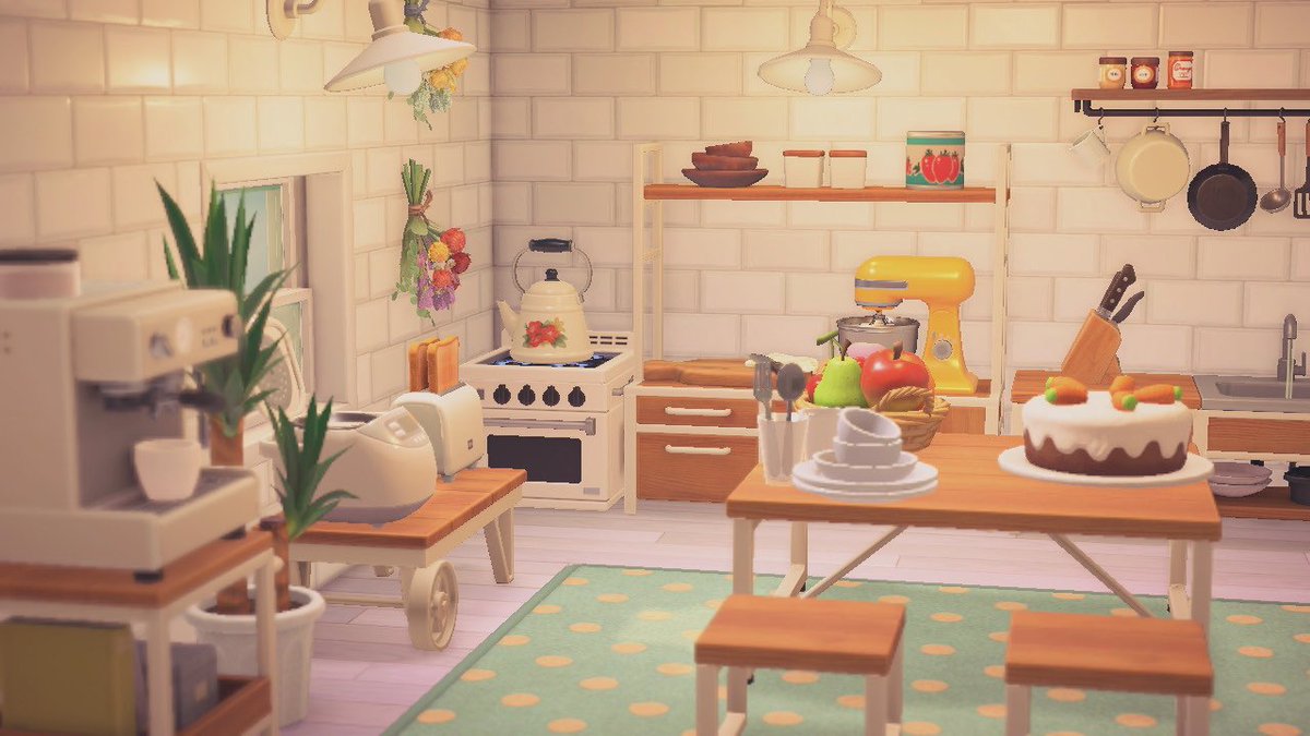 eviegACNH's tweet photo. my little homey kitchenโ๏ธ #acnh #animalcrossing #AnimalCrossingNewHorizons #acnhdesign #acnhkitchen https://t.co/JTWyBjJ6Kv