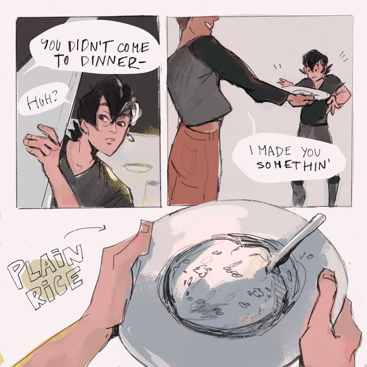 in which hunk anxiously wonders why keith stopped coming to dinner all together 