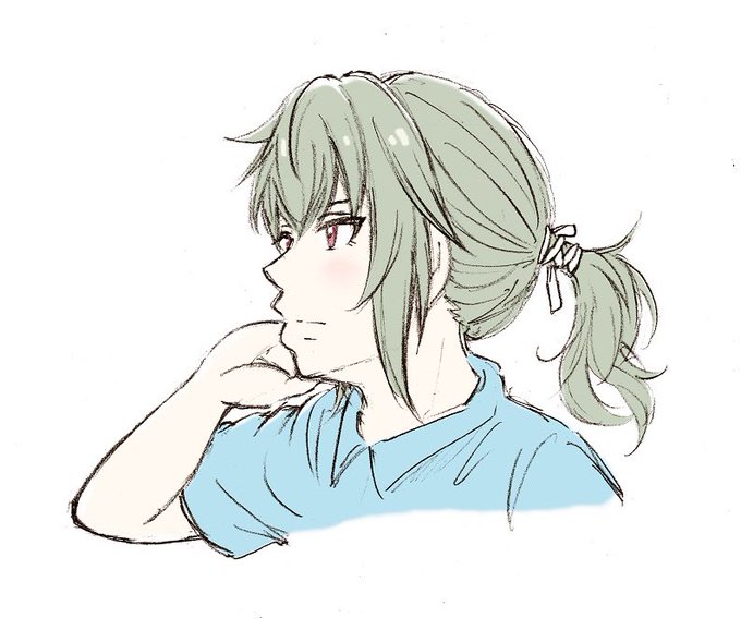 髪を結ぶのtwitterイラスト検索結果 古い順