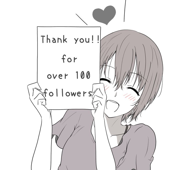 フォロワーさん100人超えありがとう御座いますの記念乙倉ちゃ、、!!
今後ともよろしくお願いいたします、、、!! 