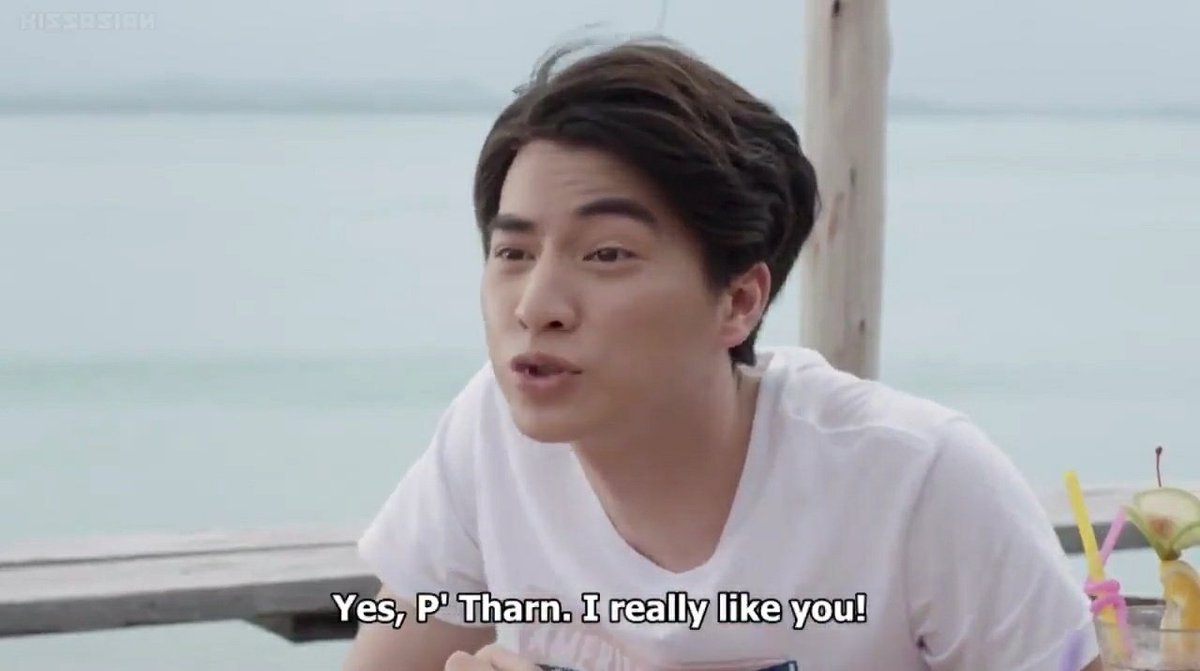 The irony of Type sarcastically calling Tharn 'Phi' because he is younger than him in the novel is hilarious when we think of how it's the complete opposite in real life and Gulf babies 'Nong Mew' in the softest way ever.WHY ARE THEY LIKE THIS.