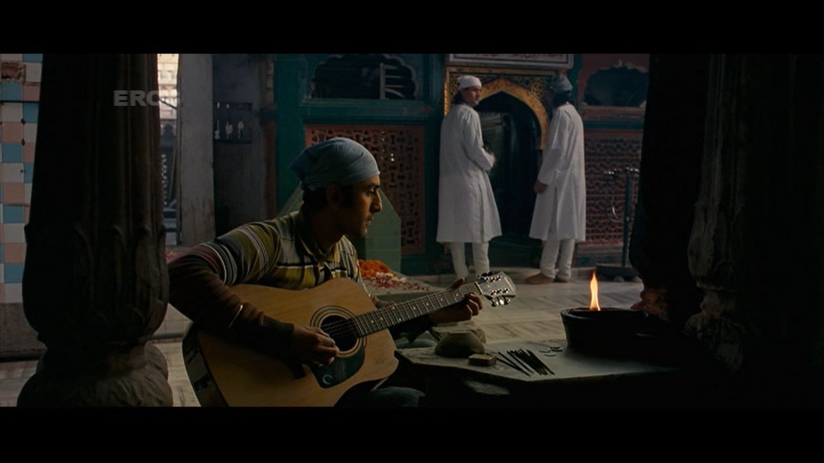 Kun Faya Kun basically takes the reference of Vedas, and Sufism blending them and make a spiritual fusion. This song is a life-changing event for me. I'm not a spiritual person but it steals moved me. Jordan becomes a Sufi, he is detached with god, and also want to seek life.