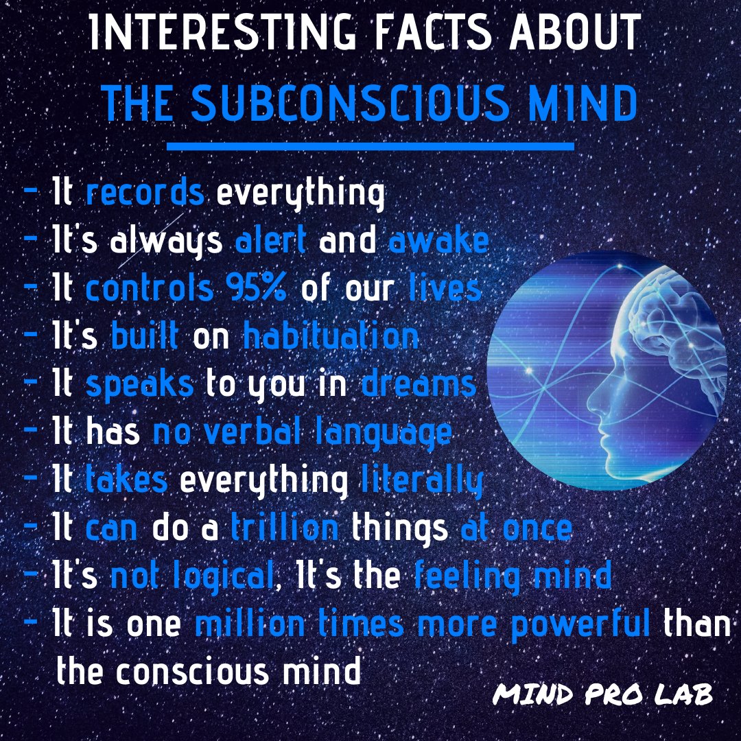 _mindprolab's tweet image. Fun Facts:
#subconsciousprogramming #subconsciousmind #audiohypnotherapy #audioselfhypnosis