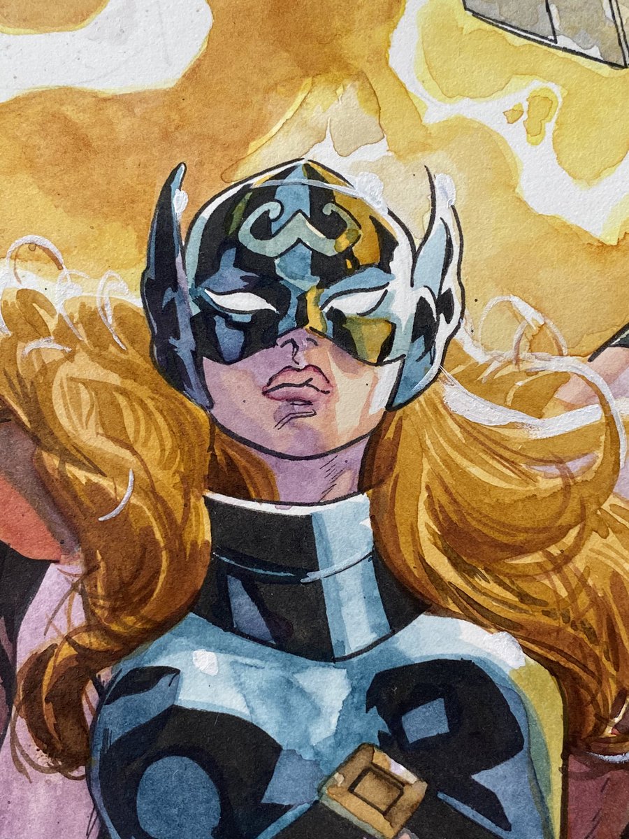 MahmudAsrar's tweet photo. Jane Foster Thor auction piece I did for the #creators4comics event which was won by the very generous @katiemkuhn https://t.co/hMXr2IT3TN