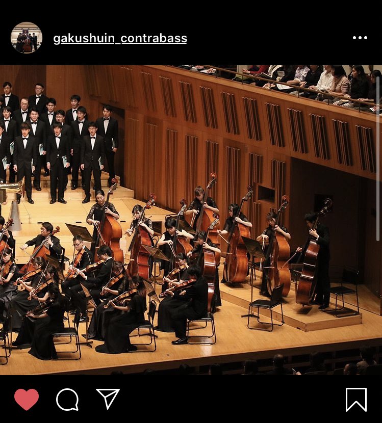 guongakubu_Cb's tweet photo. 音楽部はまだまだ新入部員を募集しております！コントラバスパートも募集中です🎻
音楽部やコントラバスパートのInstagramアカウントもあります📷
質問等ありましたら気軽に質問箱へ！
#学習院新歓 
#春から学習院
#春から学習院女子 https://t.co/aPiXHUdfGV