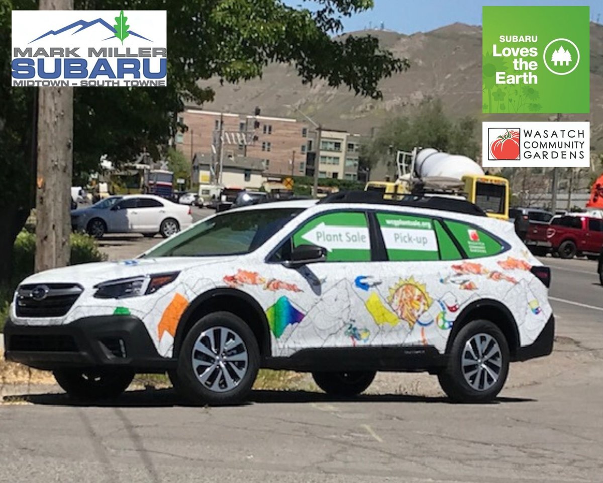 A lovely Sunday to all, friends! Today, we'd like to thank Mark Miller Subaru (<a href="/mmsubaru/">Mark Miller Subaru</a>) for donating a one-of-a-kind vehicle to point visitors to our Green Phoenix Farm for plant sale pick-ups.