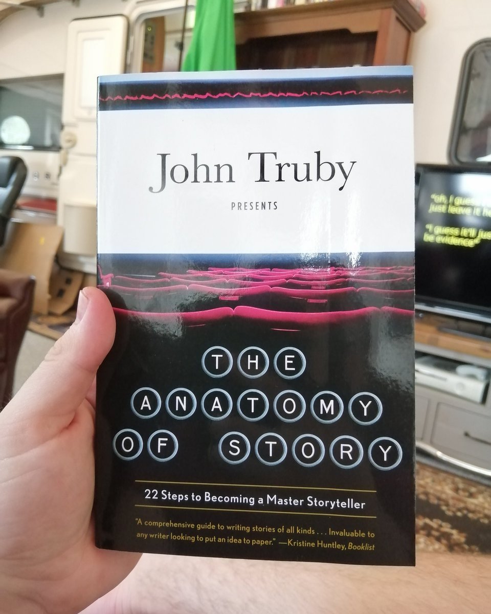 AndyChapWriter's tweet photo. I never get bored of reading about writing.
@rachypetalface thanks for the gift from @blackwellbooks!
#TheAnotomyOfStory by #JohnTruby
#Screenwriting #amwriting https://t.co/sNoYZoPRzl