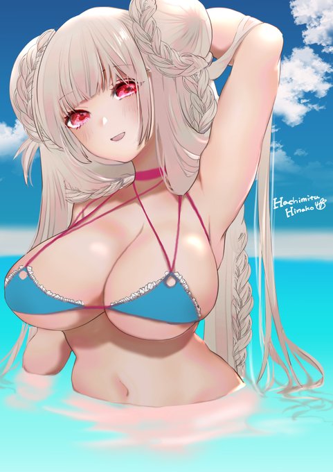 #アズレン版深夜の真剣お絵かき60分一本勝負 
#アズールレーン
ワンドロ参加4日目。最愛の嫁、フォーミダブル♡
加筆修正版はまた後ほどpixivにあげます🥺 